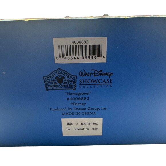 Disney Showcase Coll Jim Shore Traditions Homegrown Mickey & Minnie Figurine - Picture 8 of 8